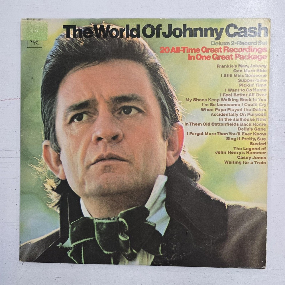 Johnny Cash The World Of Johnny Cash LP VG+/VG Vintage Vinyl Columbia GP 29